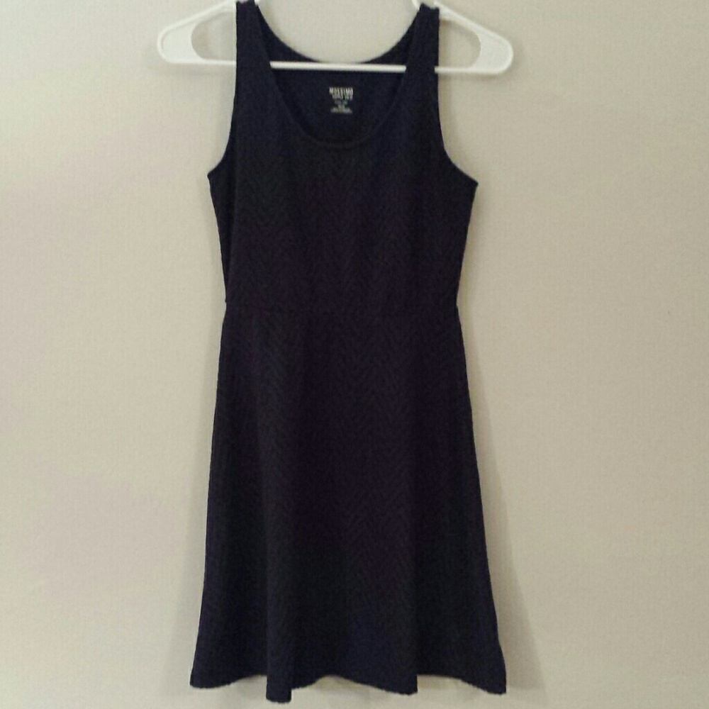 Navy Skater Dress